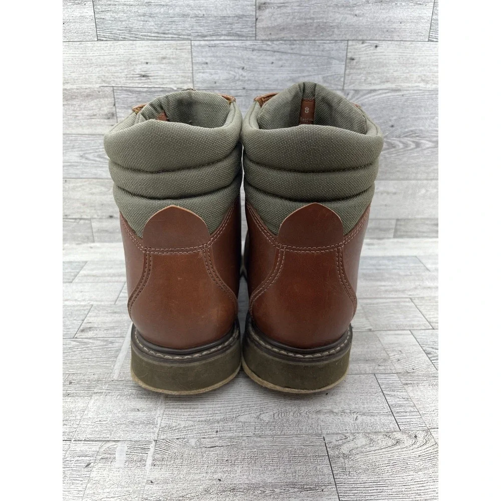 Simms Boots Mens Size‎ 8 Brown Leather Suede Wading Hiking Outdoor Lace Up Shoes